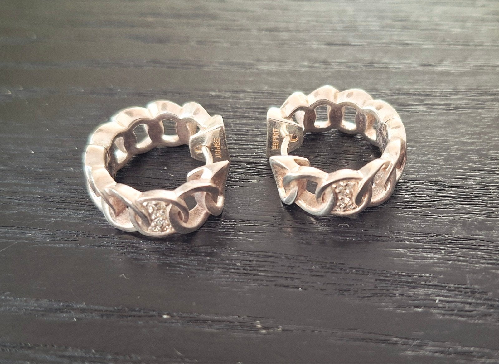 Prachtige zware zilveren oorbellen, Sieraden, Tassen en Uiterlijk, Met kristal, Hangers, Ophalen of Verzenden, Zo goed als nieuw