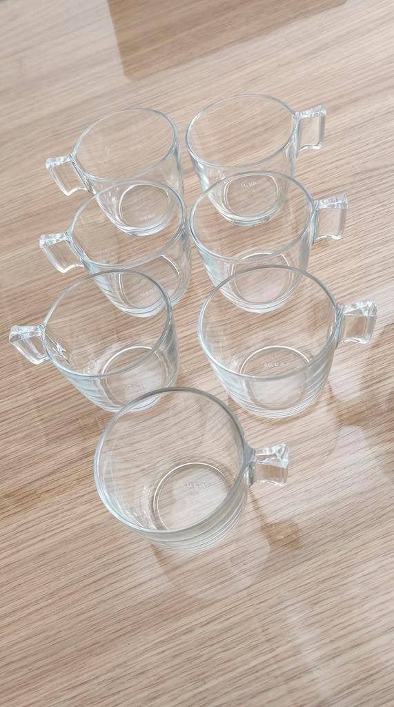 7 stuks IKEA kopjes, lengte 7,5cm en diameter 8,5cm, Ophalen of Verzenden, Zo goed als nieuw