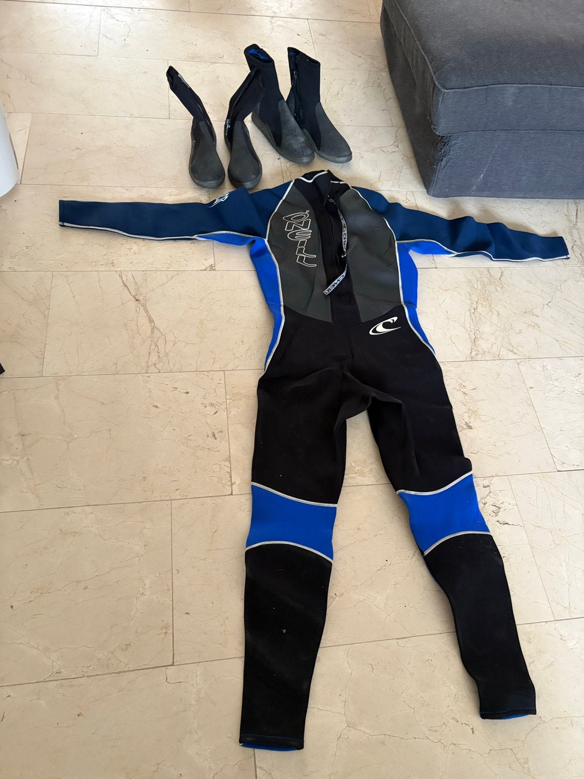 O'Neill duikpak M.L met duikschoenen m41/42 en duikbrillen, Watersport en Boten, Duiken, Ophalen of Verzenden, Gebruikt, Duikpak