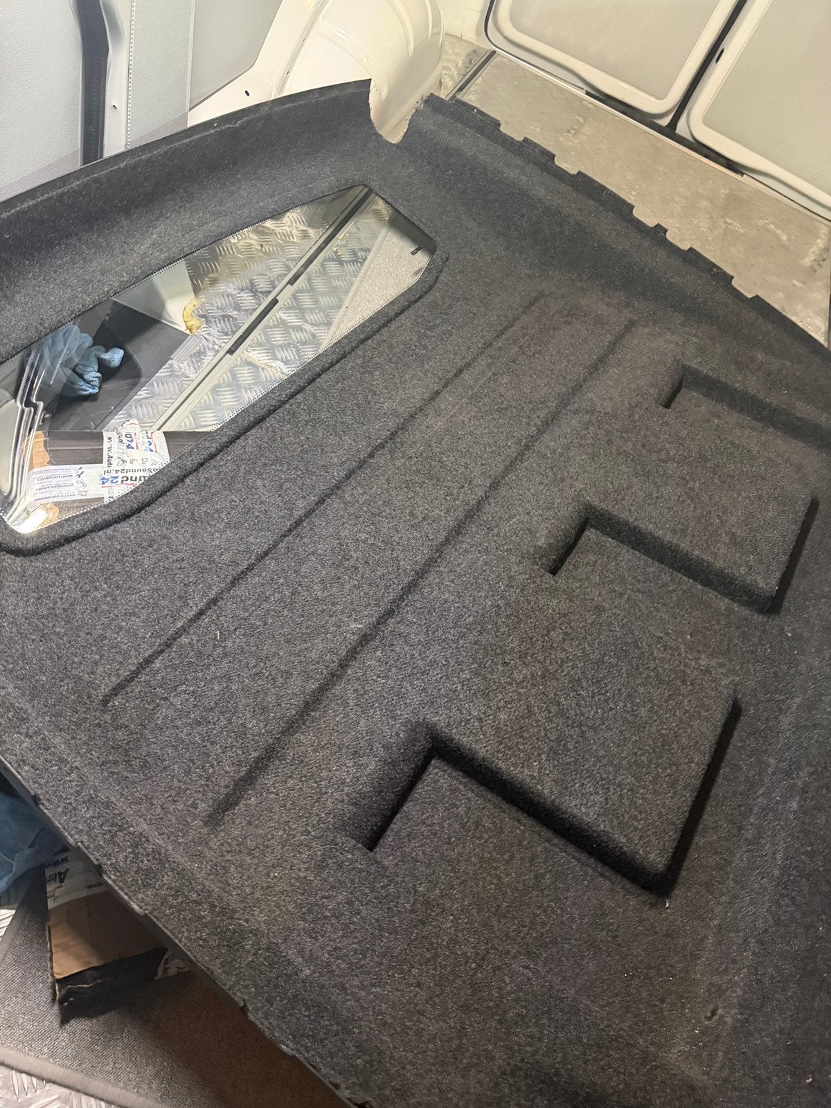Tussenschot VW Transporter T6 bekleed met raam. B-stijl, Auto-onderdelen, Ophalen, Gebruikt, Volkswagen