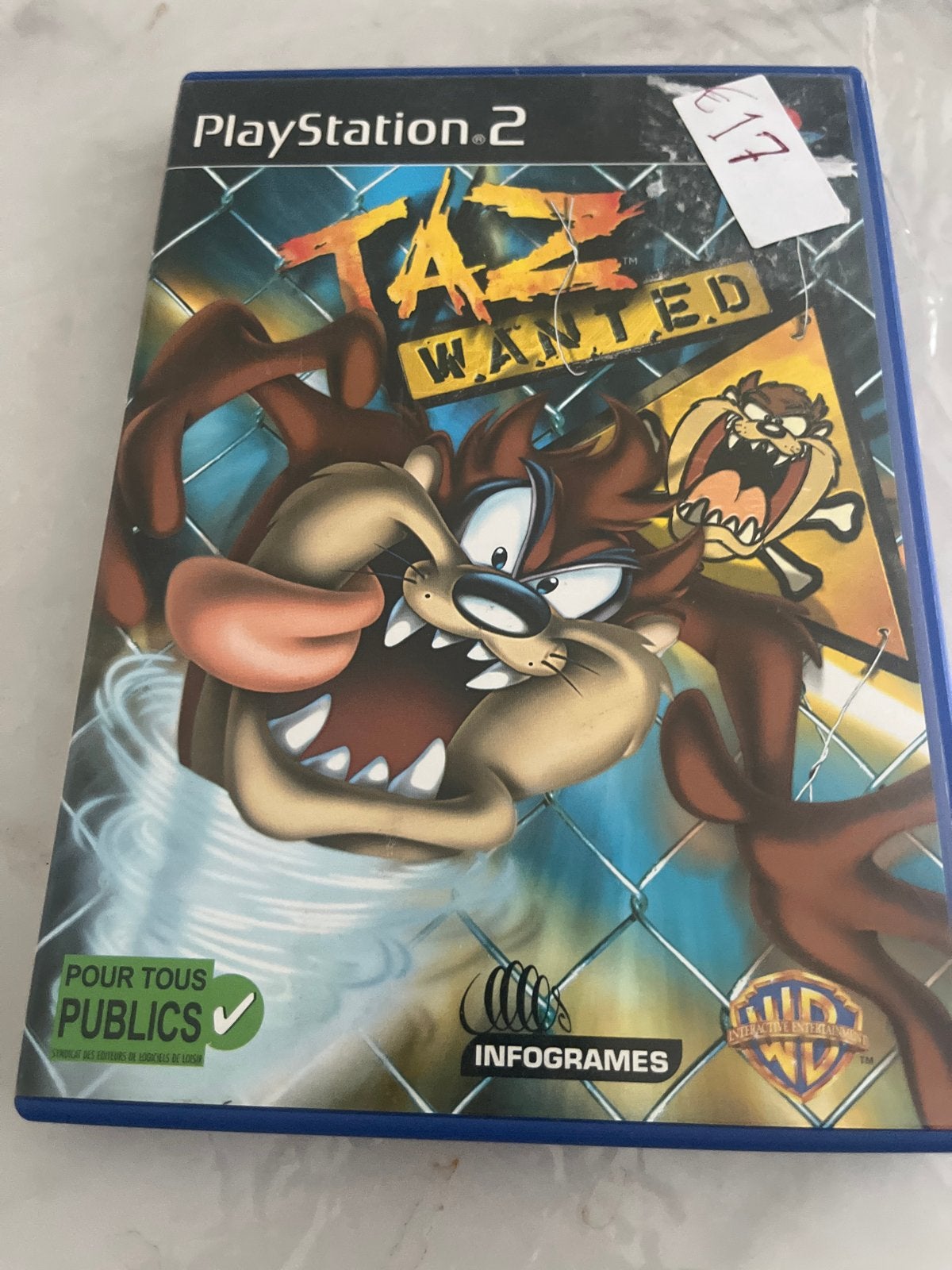 Taz Wanted - PlayStation 2 (PS2) Game, Avontuur en Actie, Gebruikt, 1 speler, Ophalen of Verzenden