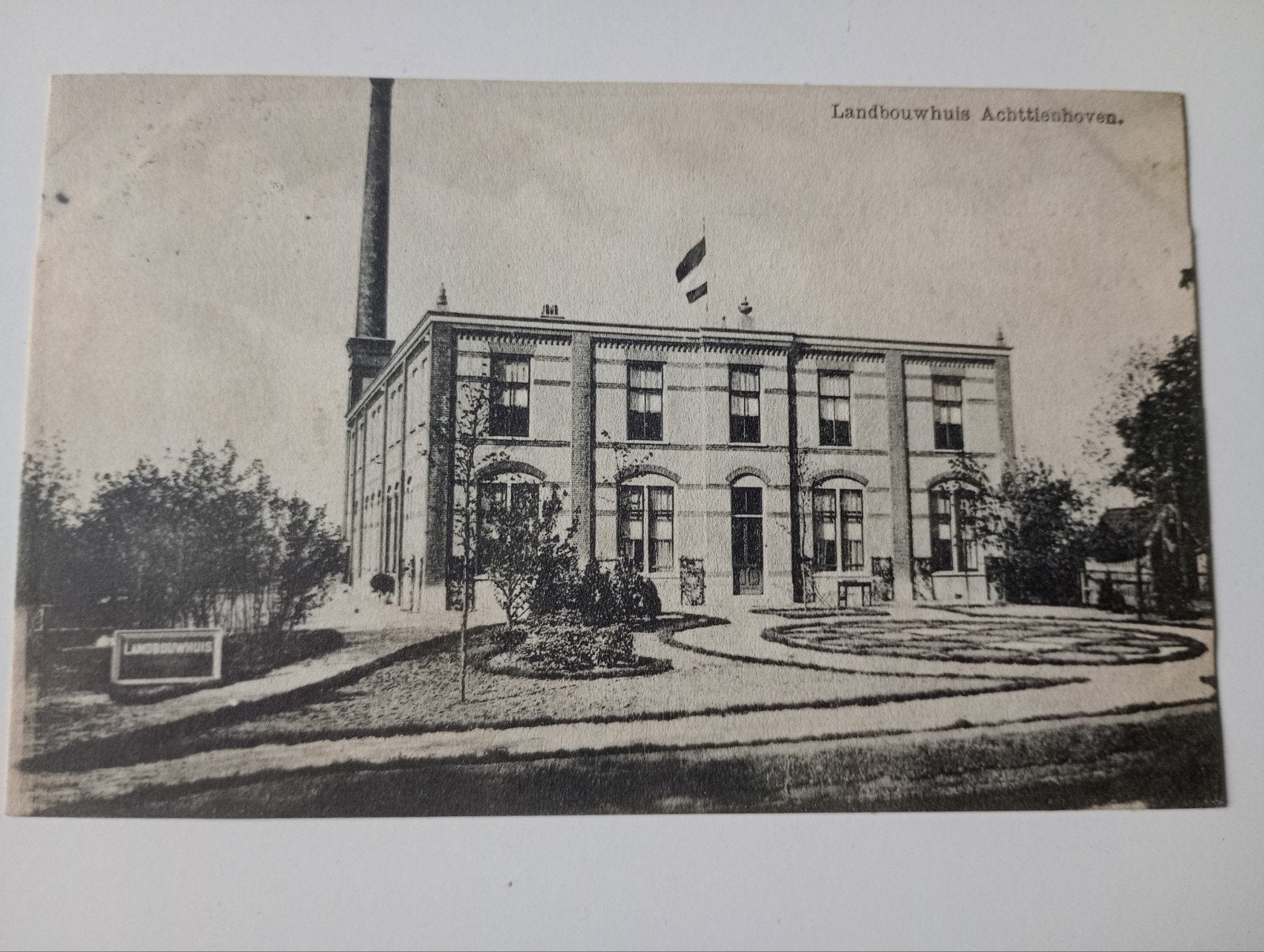 Achtienhoven Westbroek bij Utrecht Landbouwhuis 1909, Ophalen of Verzenden, Voor 1920, Gelopen, Utrecht