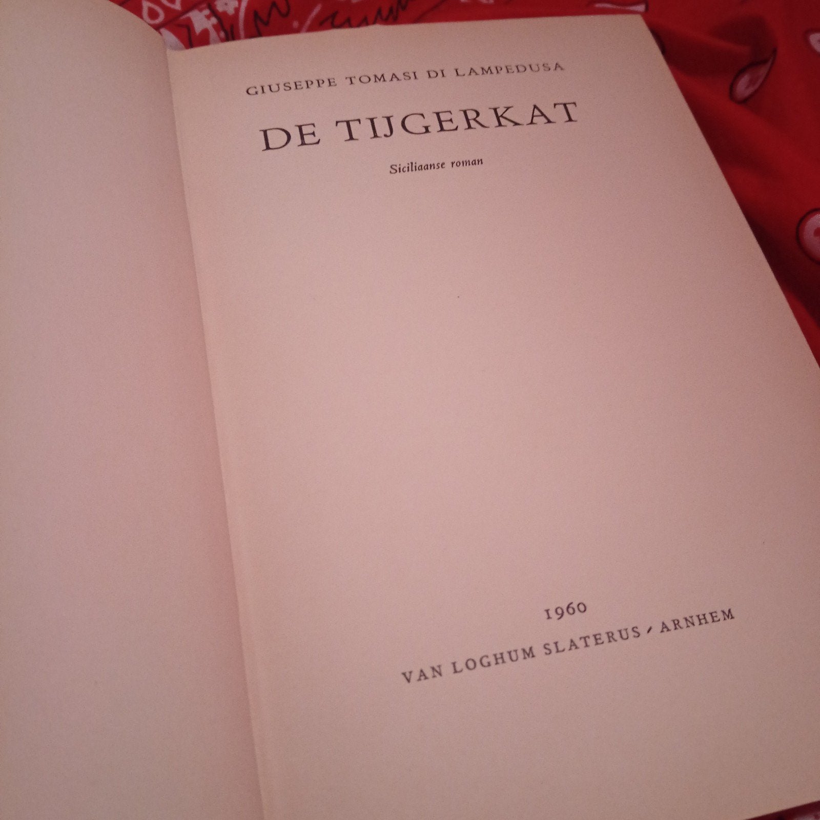 De Tijgerkat - Giuseppe Tomasi di Lampedusa (1960), Ophalen of Verzenden, Gelezen, Giuseppe Tomasi di Lampedusa, Europa overig