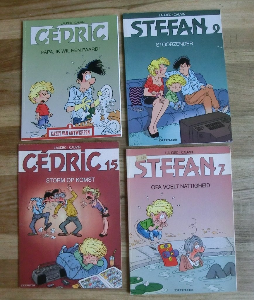 4 stripboeken uit de reeks van Cédric - Stefan, Boeken, Stripboeken, Meerdere stripboeken, Ophalen of Verzenden, Gelezen