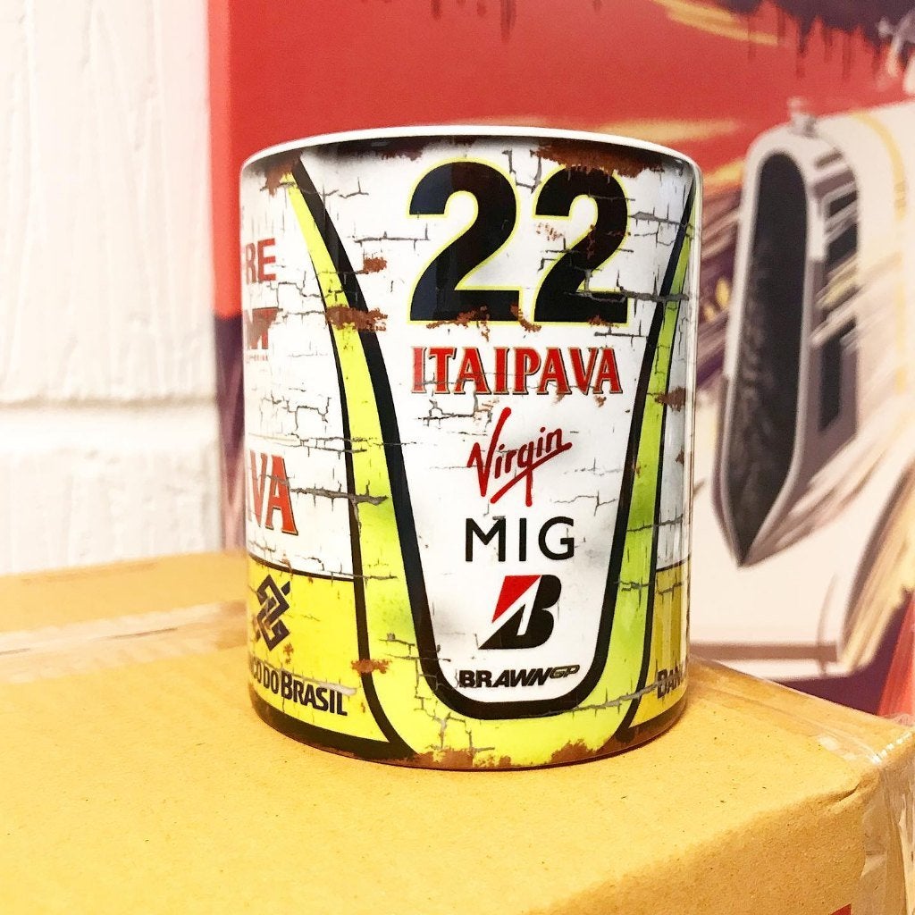 ✅ Jenson Button Brawn GP mok Vintage olie F1 Autosport NIEUW, Verzamelen, Ophalen of Verzenden, Nieuw, Formule 1