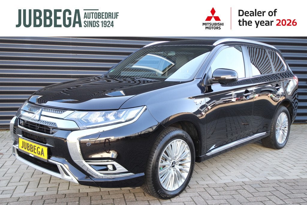Mitsubishi Outlander 2.4 PHEV Instyle Leder, E.achterklep, T, Automaat, 12 maanden, Zwart, 4 cilinders