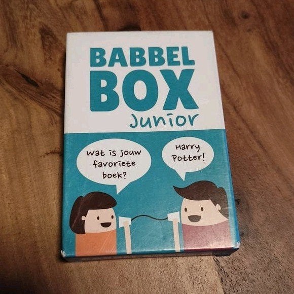 Babbel Box Junior - Leuk kaartspel voor kinderen, Vijf spelers of meer, Ophalen of Verzenden, Gebruikt, Babbel Box