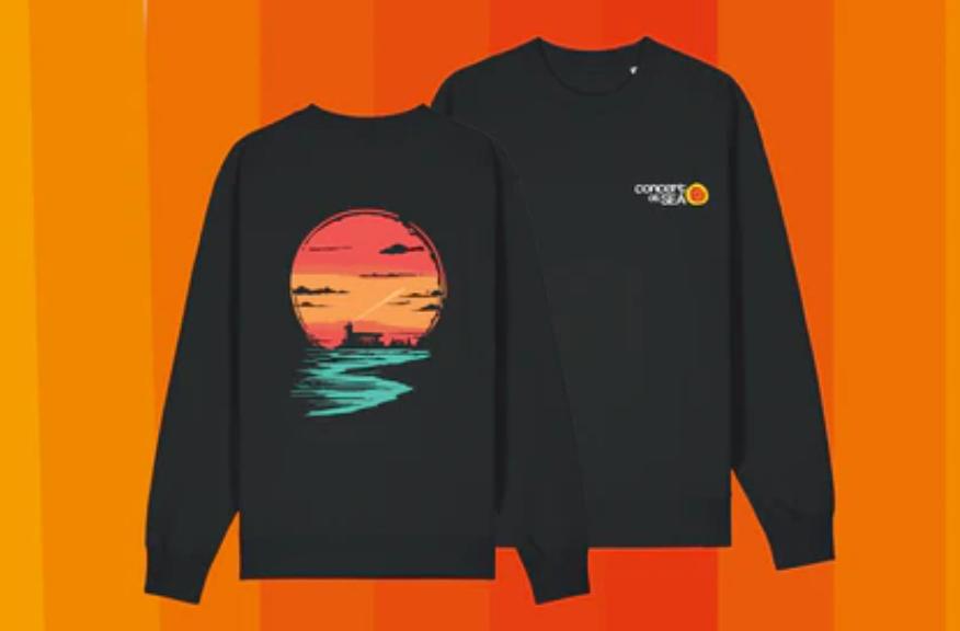 Concert at Sea sweater sunset zwart - CAS, Ophalen of Verzenden, Nieuw, Maat 36 (S), Zwart