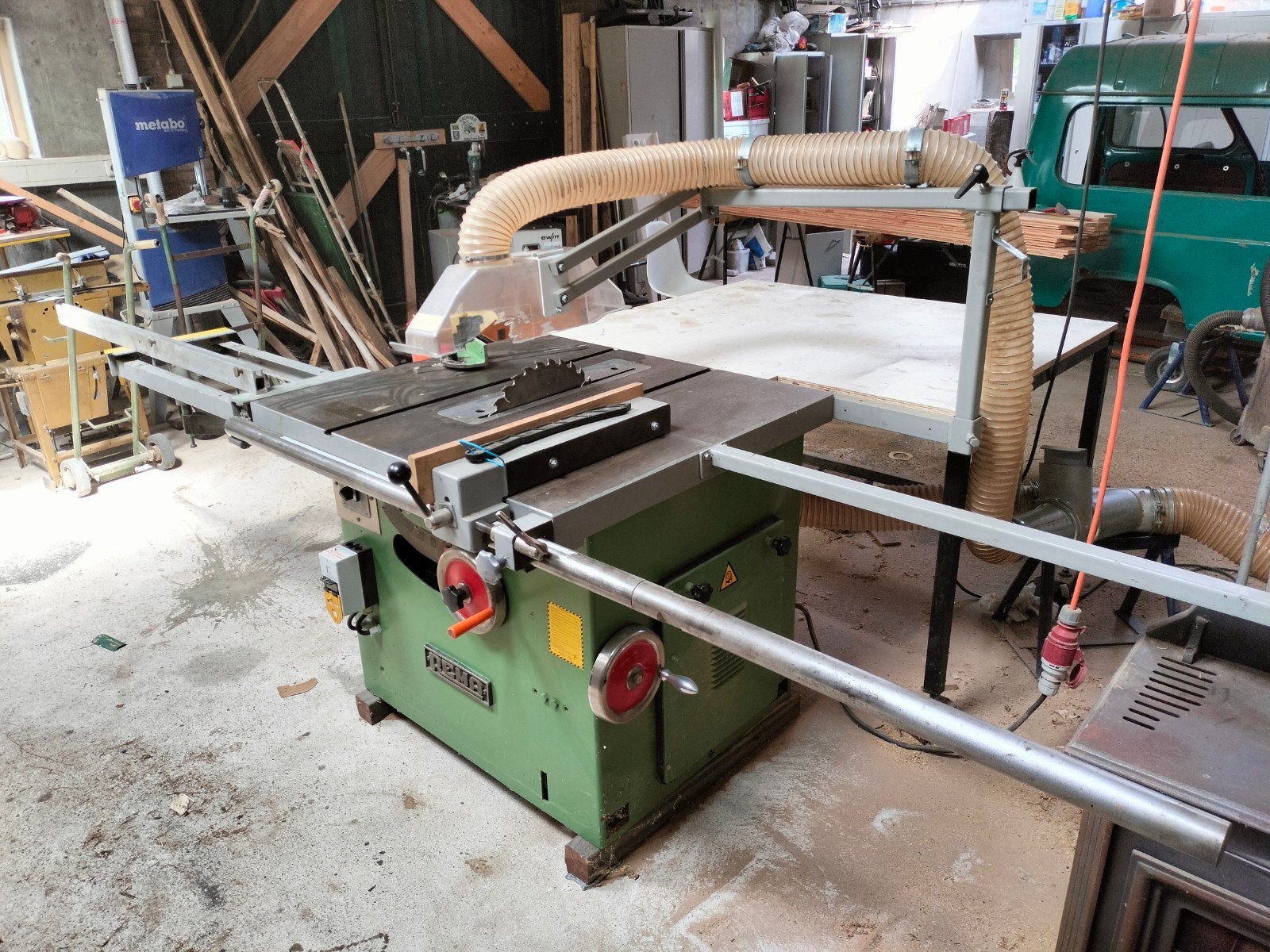 cirkelzaagmachine, Ophalen, Cirkelzaag, 70 mm of meer, Zo goed als nieuw