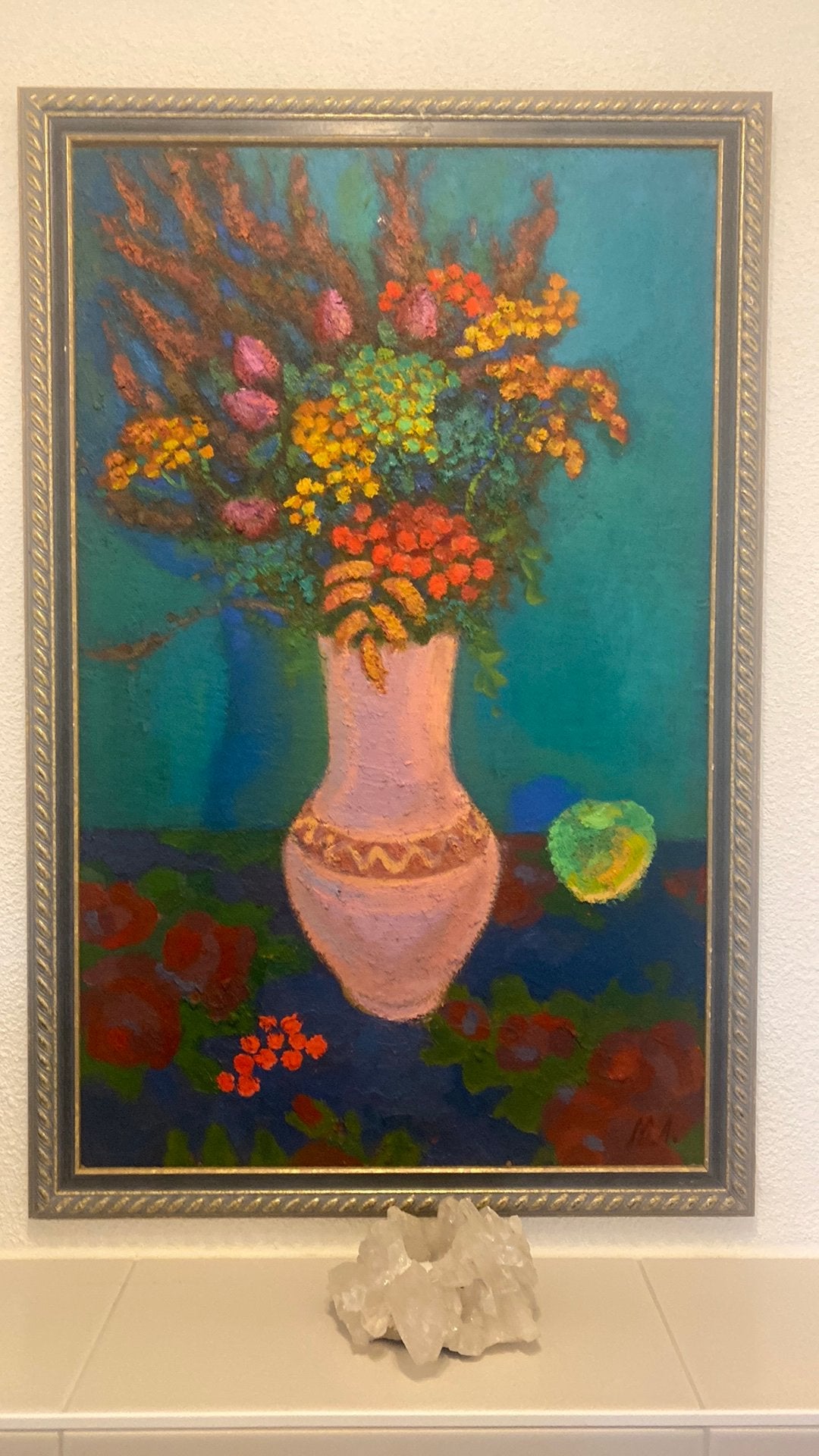 Kleurrijk boeket jaren 90, Ophalen