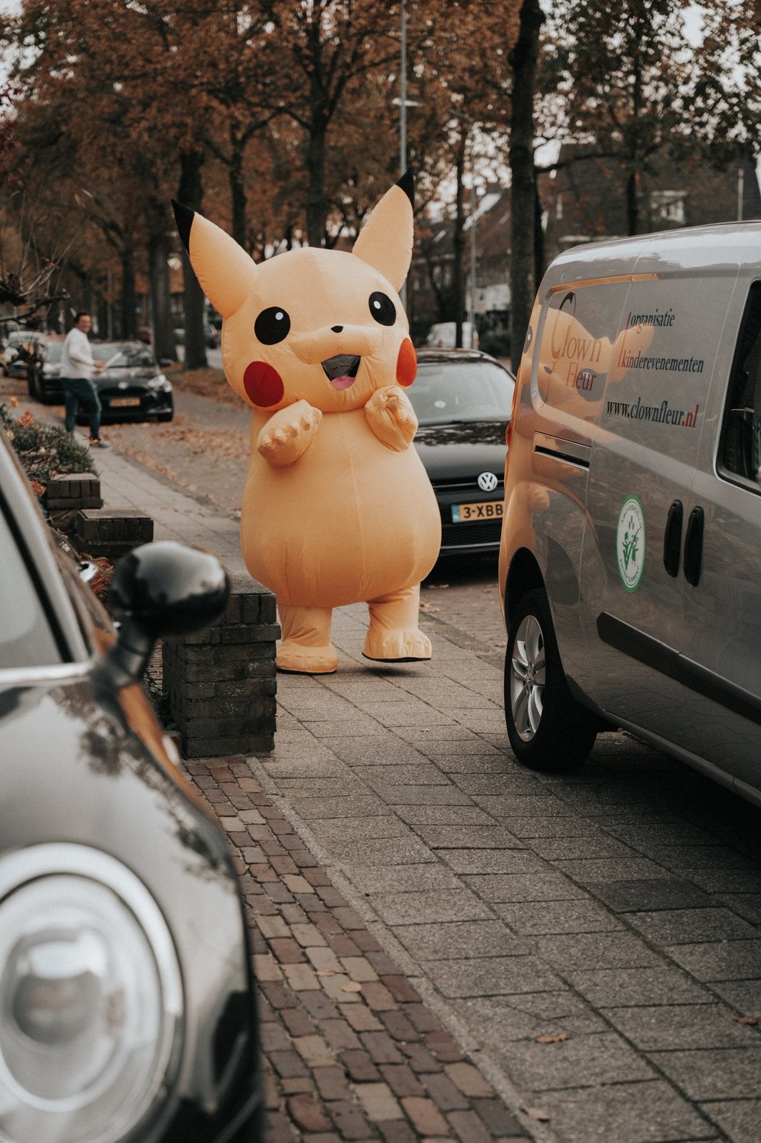 Pikachu mascotte pak te koop, Ophalen, Zo goed als nieuw, Verjaardag