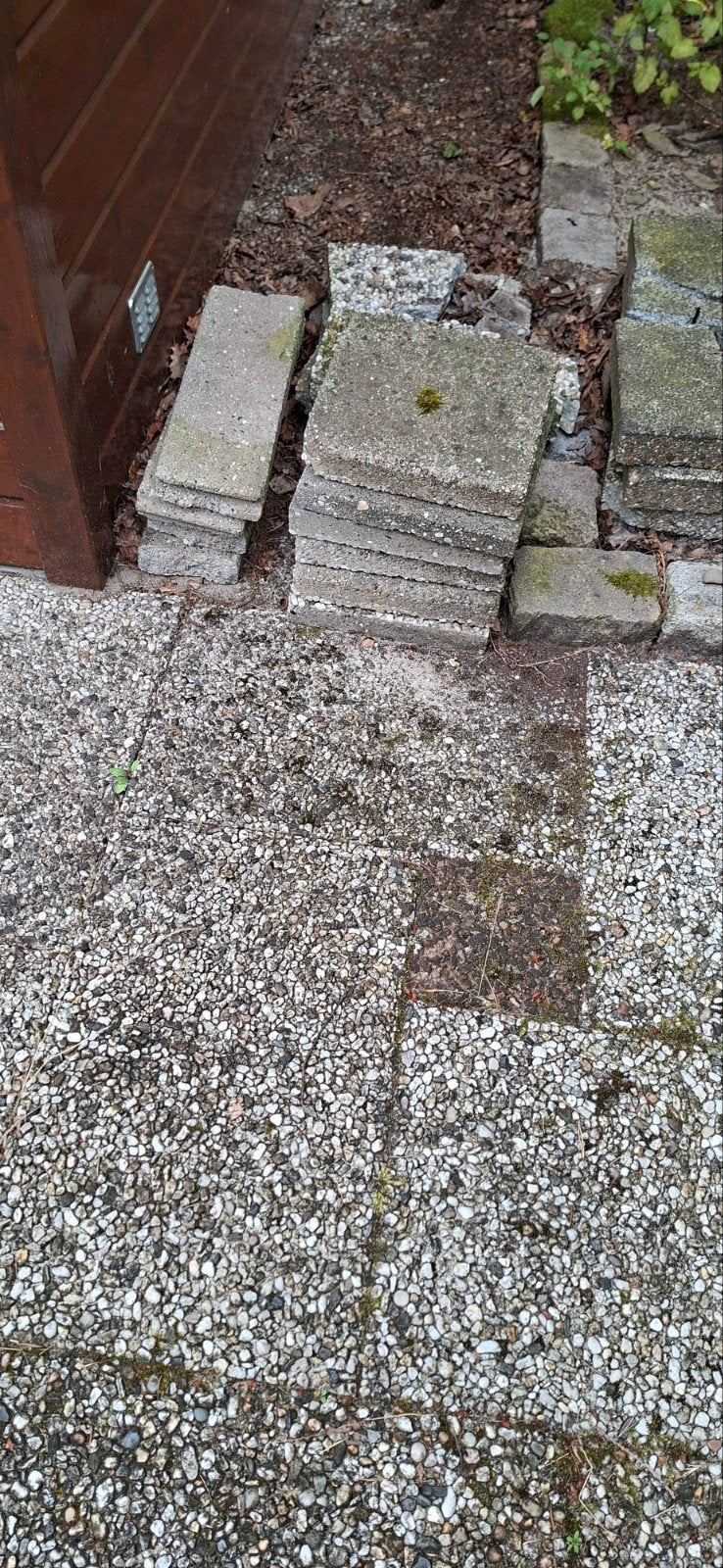 Gratis tegels, Tuin en Terras, Tegels en Klinkers, Ophalen, Gebruikt, Beton, Terrastegels