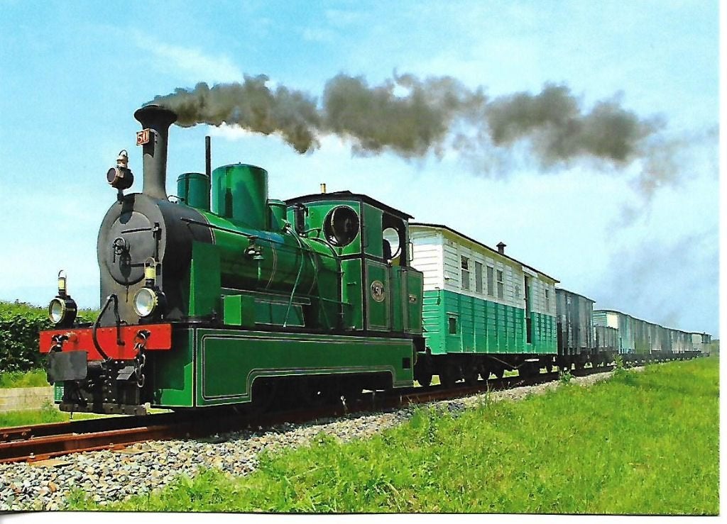 Ouddorp- -Stoomtramlocomotief RTM 50., Verzenden, 1980 tot heden, Ongelopen, Zuid-Holland
