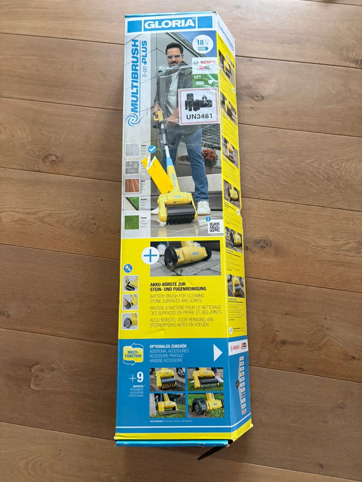 Gloria Multibrush onkruidverwijderaar op Lion-plus accu, Tuin en Terras, Hand-tuingereedschap, Ophalen, Nieuw