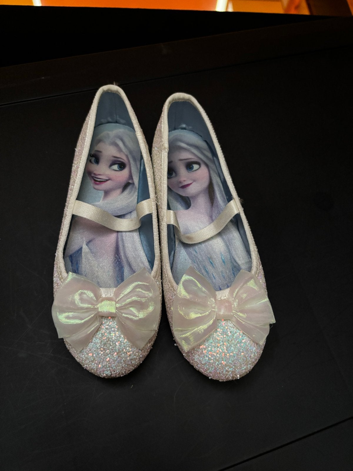 H&M Elsa Glitter Ballerina's - Maat 30, Ophalen, Gebruikt, Meisje, Schoenen