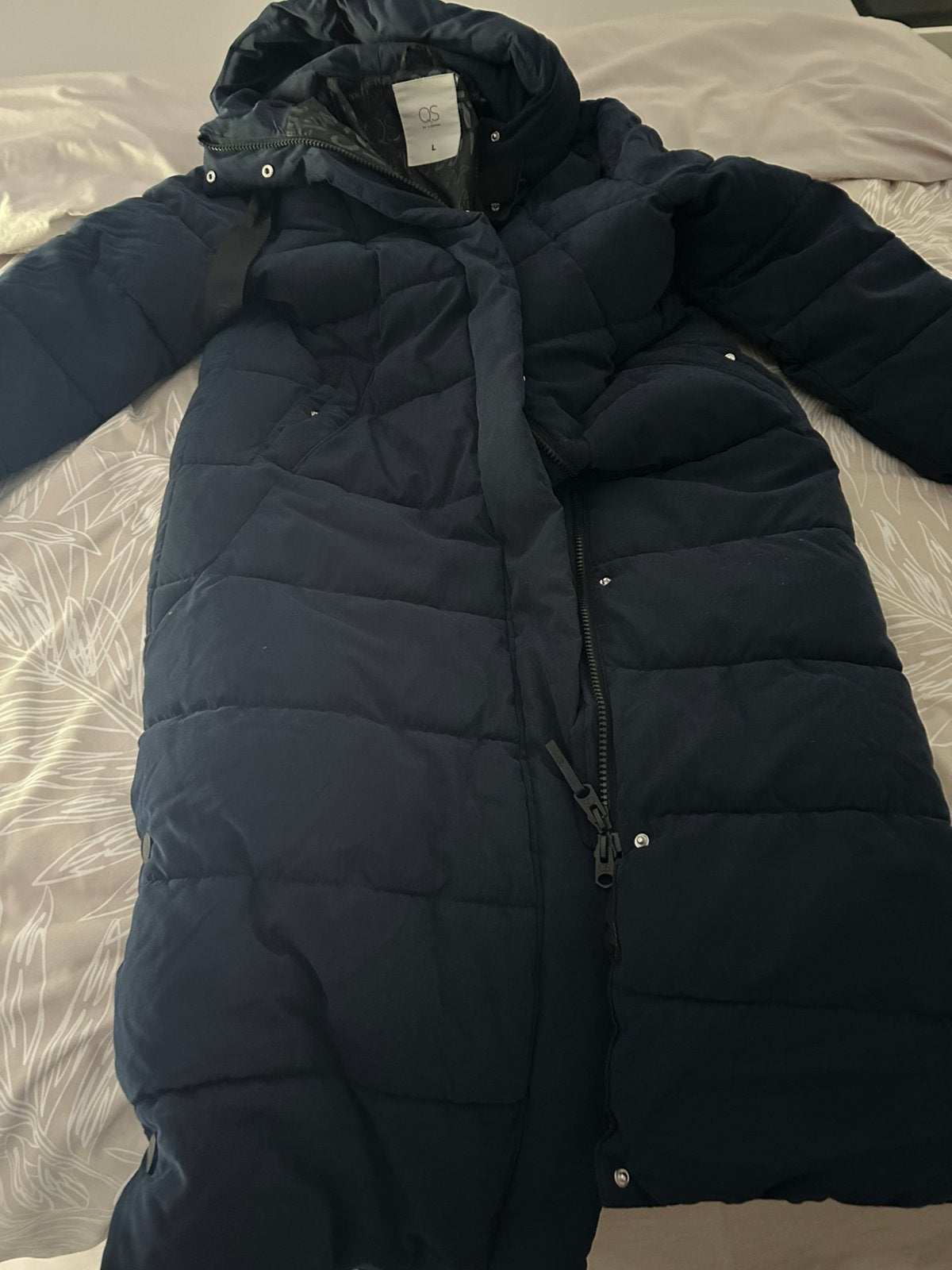 Dames winterjas s, Oliver, Ophalen, Zo goed als nieuw, Maat 42/44 (L), Blauw