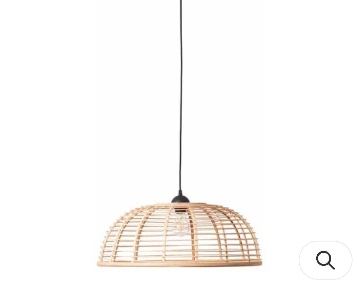 Brilliant hanglamp Crosstown bamboe 56 ø, Ophalen