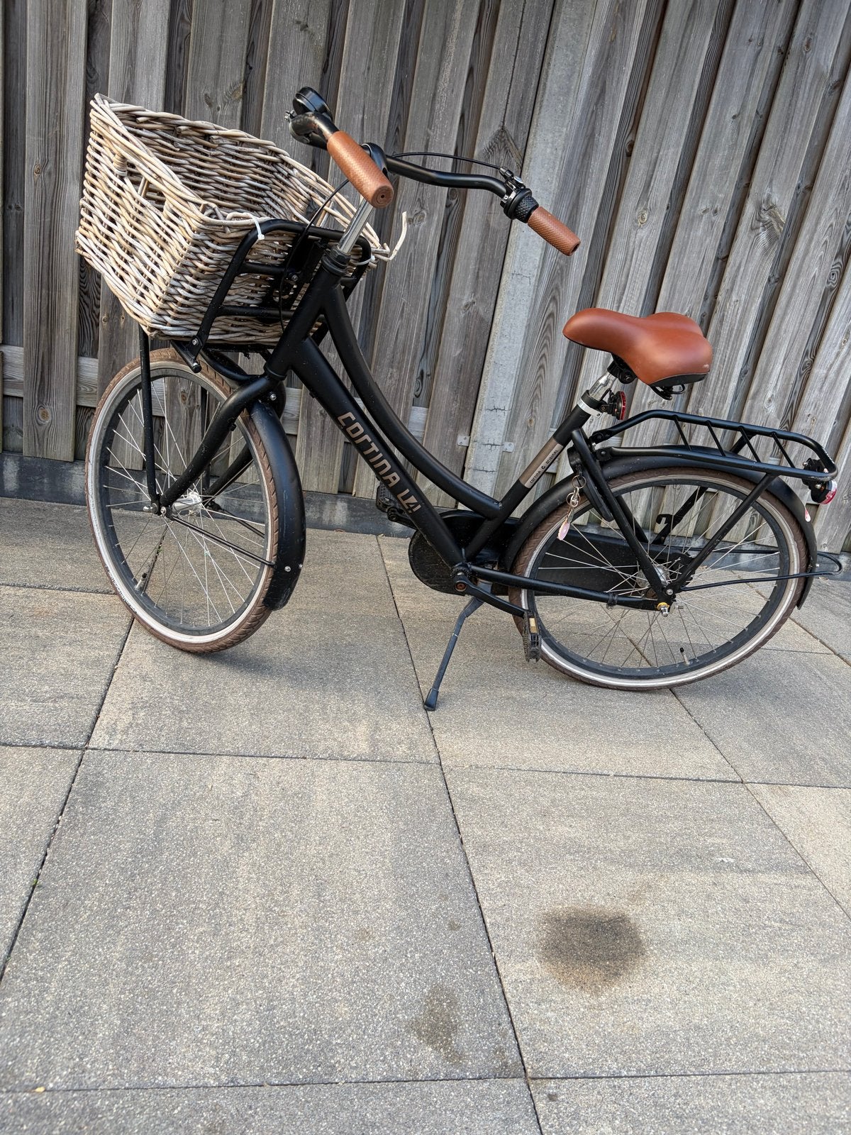 Cortina U4 Transportfiets Dames 24 inch, Fietsen en Brommers, Terugtraprem, Gebruikt, 50 tot 53 cm, Ophalen