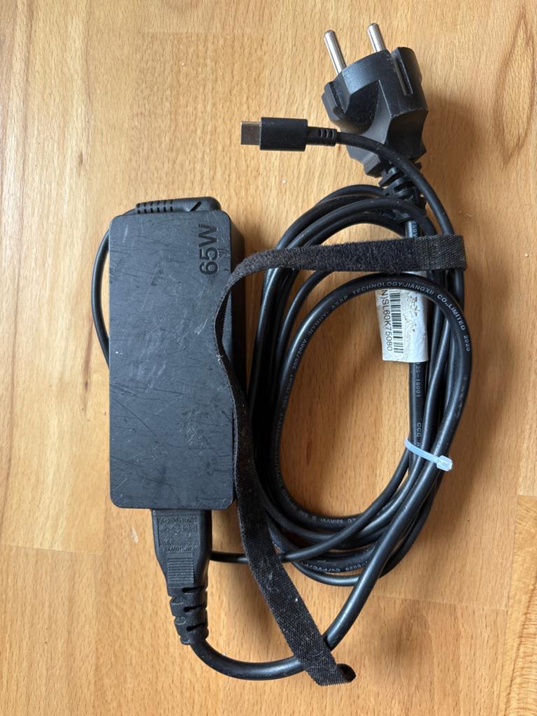 Lenovo USB-C Oplader 65W, Ophalen of Verzenden, Gebruikt