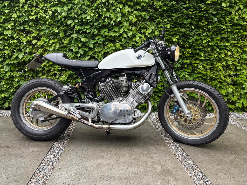 Unieke Yamaha XV750 Custom caferacer uit 1983 - Handgebouwd, Motoren, 2 cilinders, Motorrijbewijs A, Gebruikt, Particulier