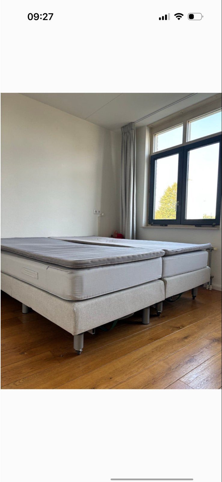 Elektrische boxspring 180, Huis en Inrichting, Ophalen, Gebruikt, Tweepersoons, 180 cm