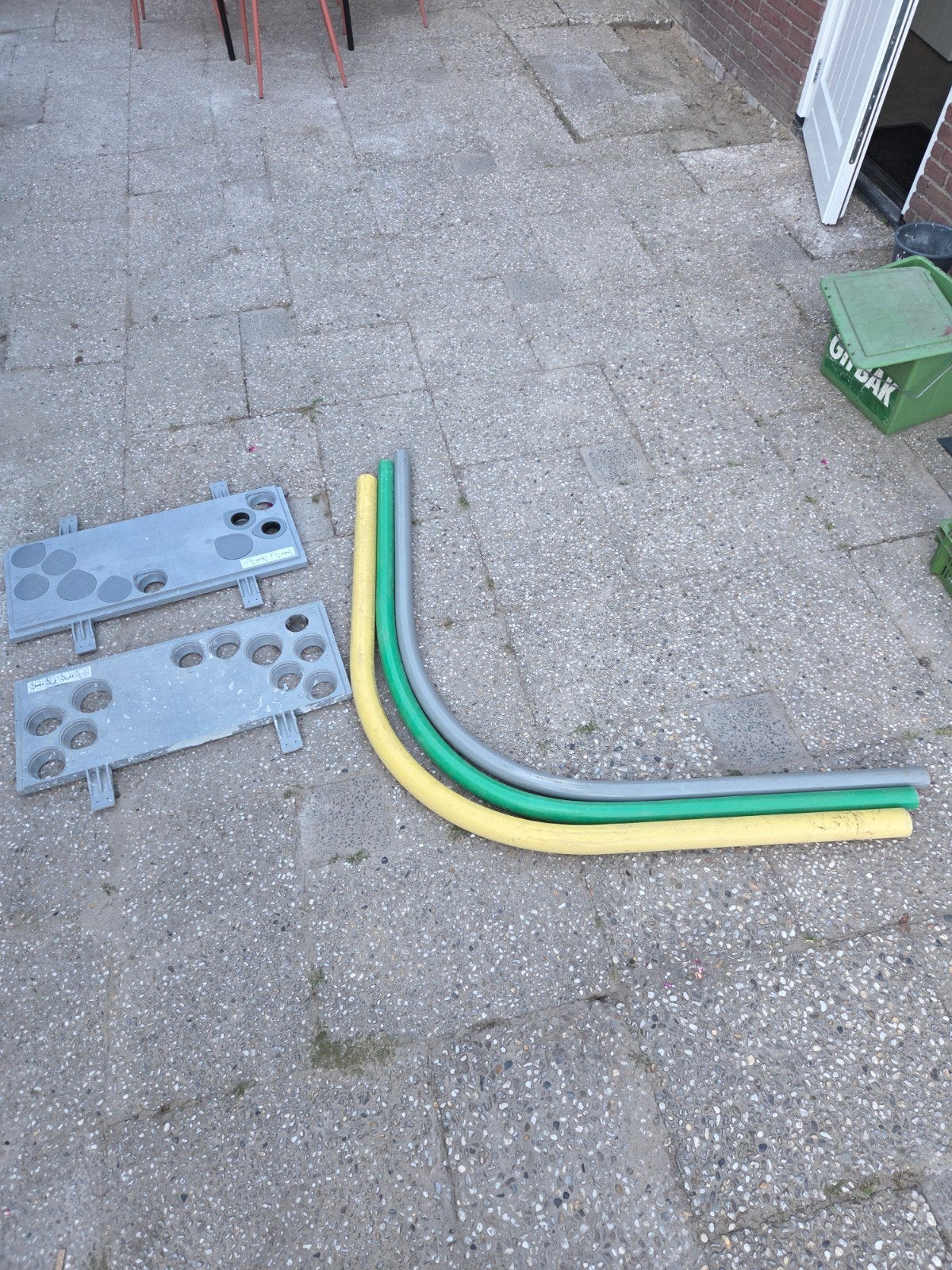 2x Meterkast vloerplaten + 3 invoerbochten, Ophalen, Overige typen