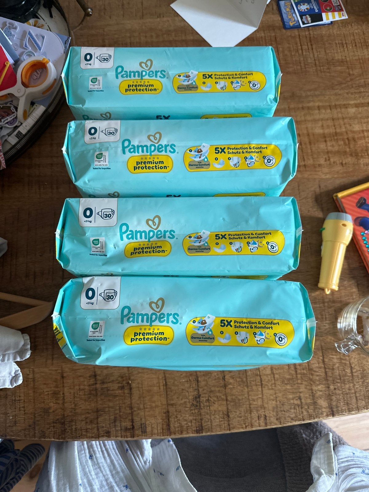 Pampers Premium Protection luiers - Maat 0 (4x30 stuks), Ophalen of Verzenden, Nieuw