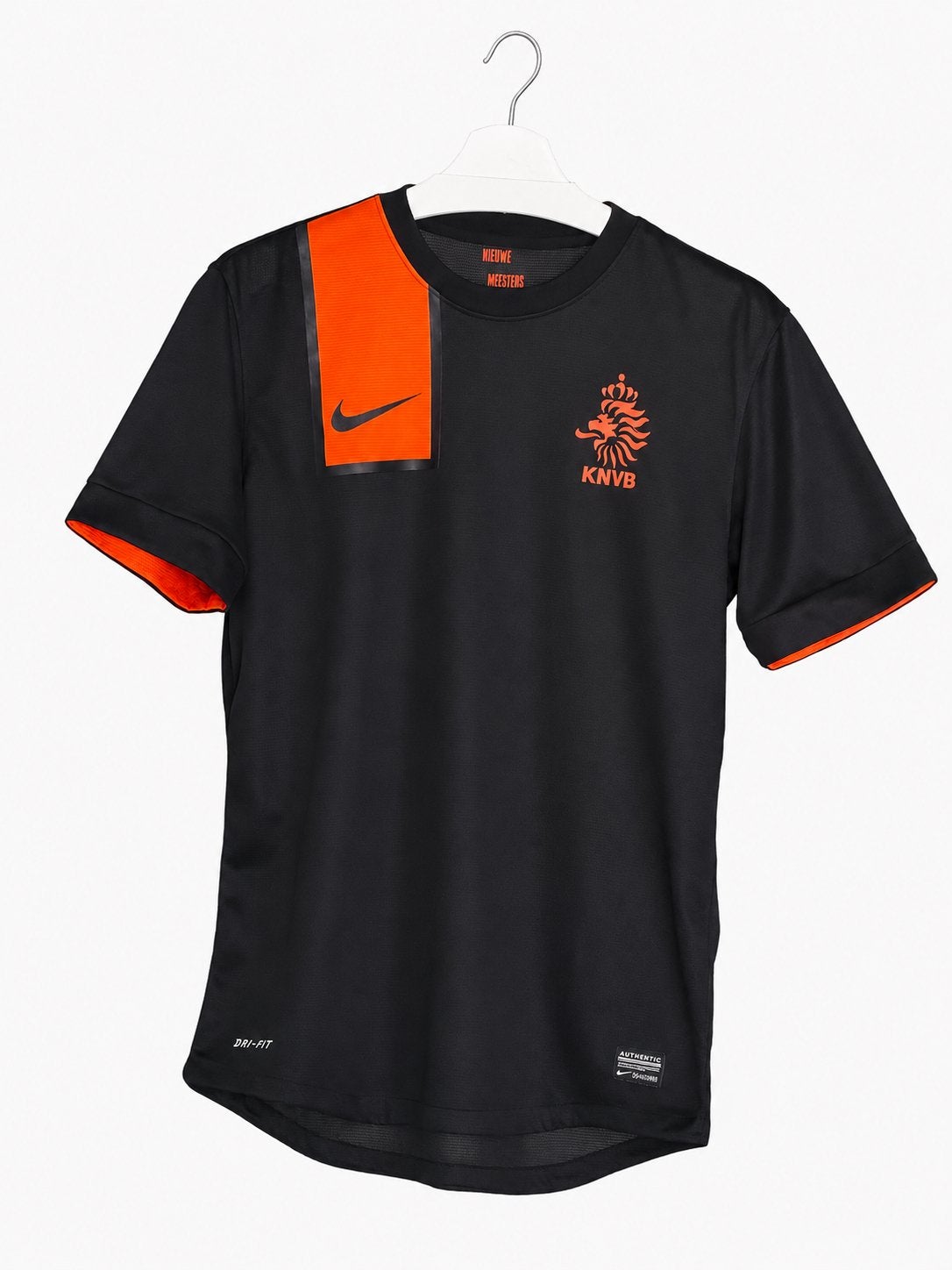 Nike – Nederland uitshirt 2012-2013 - Maat S?, Zwart, Ophalen of Verzenden, Zo goed als nieuw, Voetbal