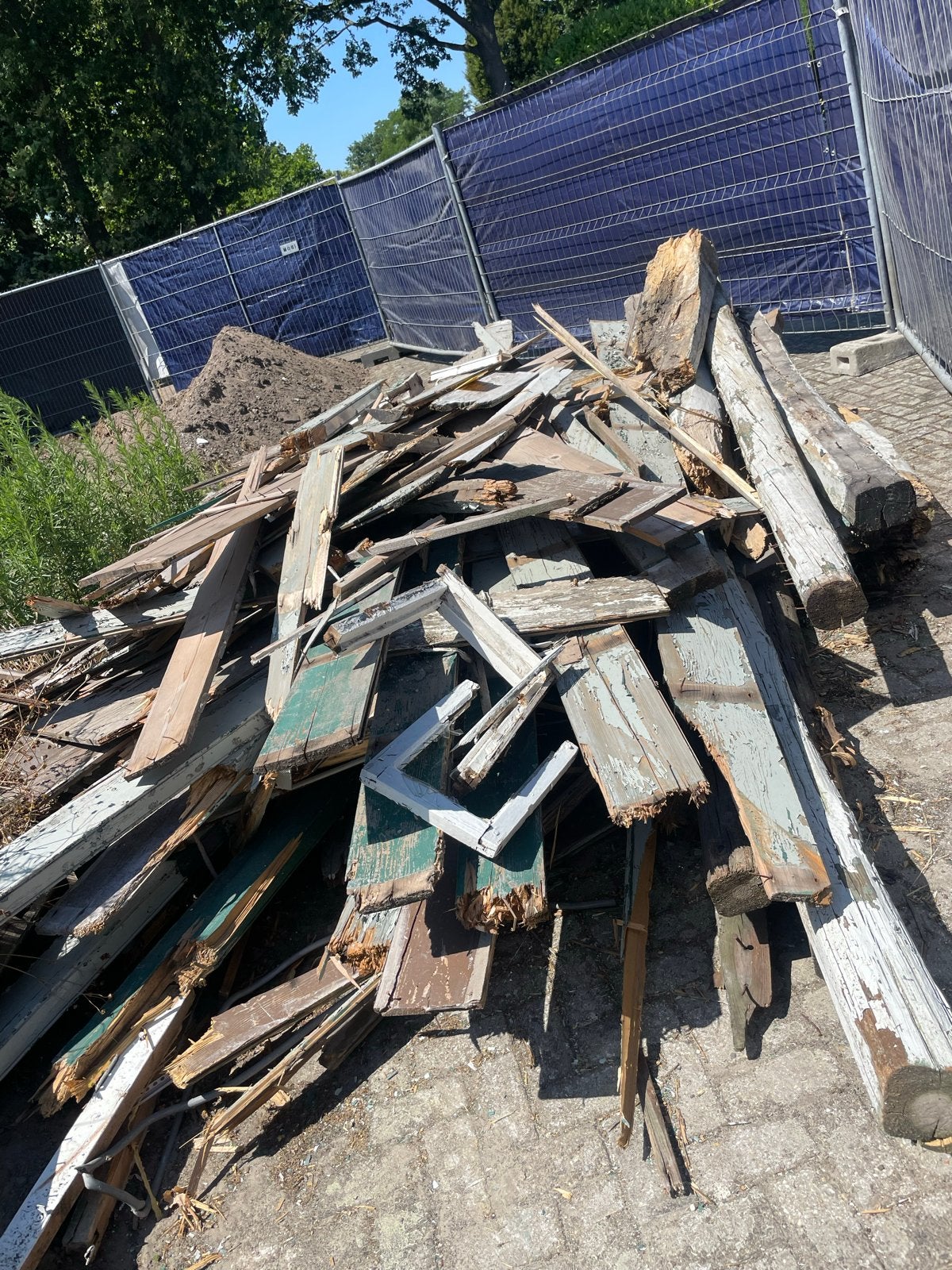 Gratis stookhout, Minder dan 3 m³, Ophalen, Overige houtsoorten