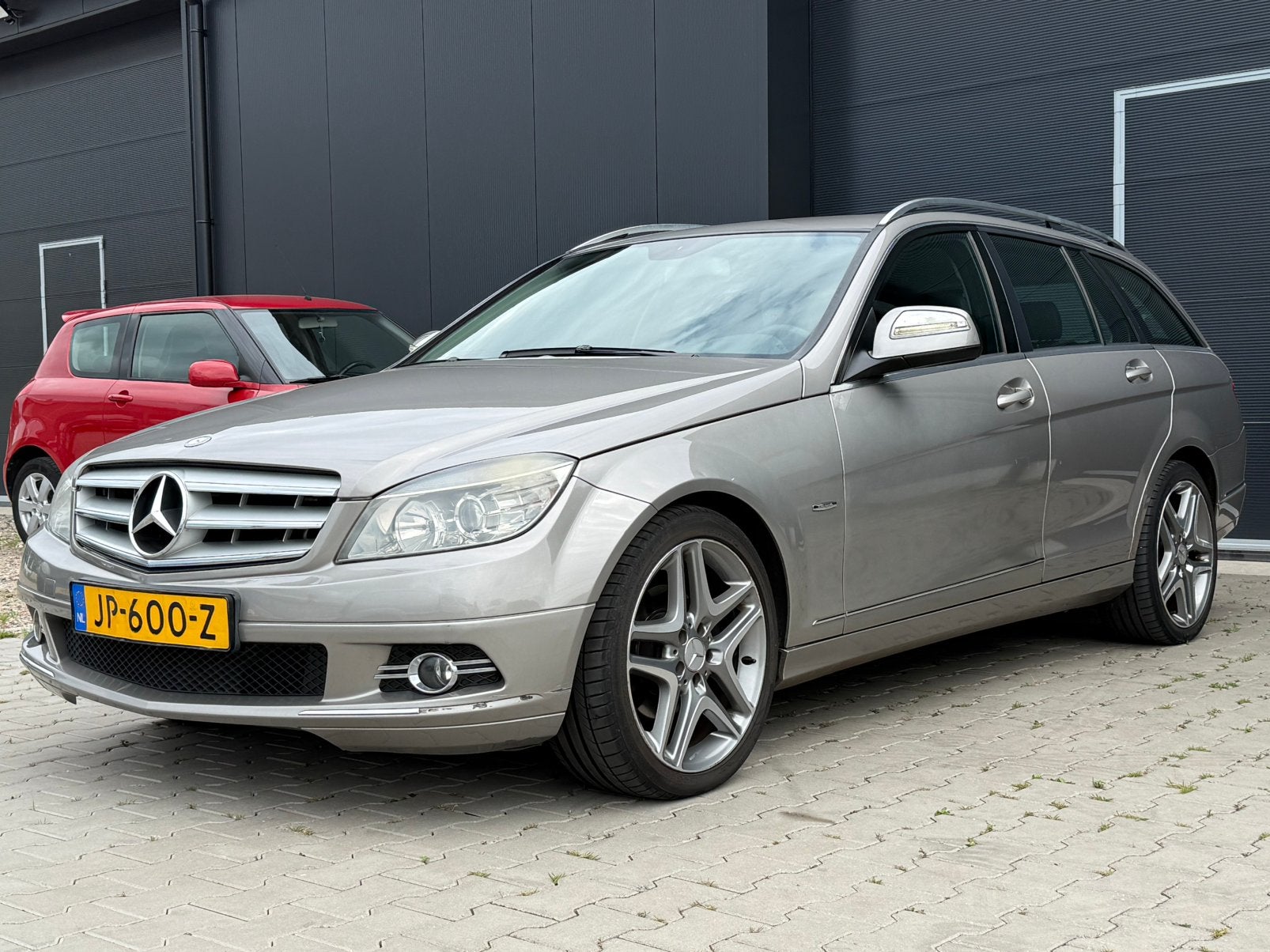 Mercedes-Benz C-Klasse C200 Blueefficiency Aut. 2008 Grijs, Auto's, Achterwielaandrijving, 1800 kg, 4 cilinders, 1796 cc