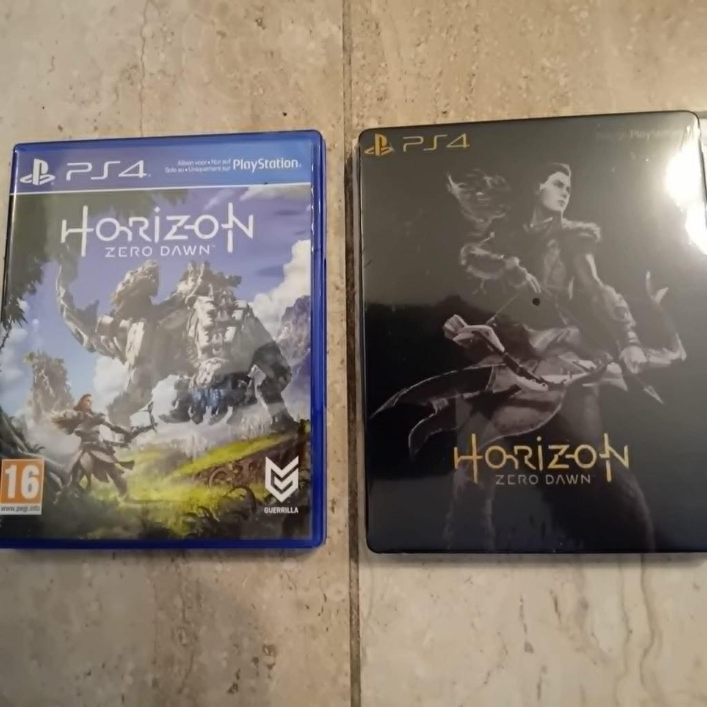 Horizon Zero Dawn met Steelbook(geseald) voor Ps4, Ophalen, Overige genres, 1 speler, Zo goed als nieuw