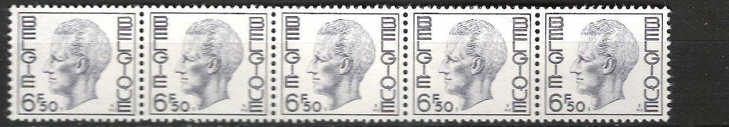 België: Rolzegel R54 **, Ophalen, Koninklijk huis, Postfris, Roltandingzegel