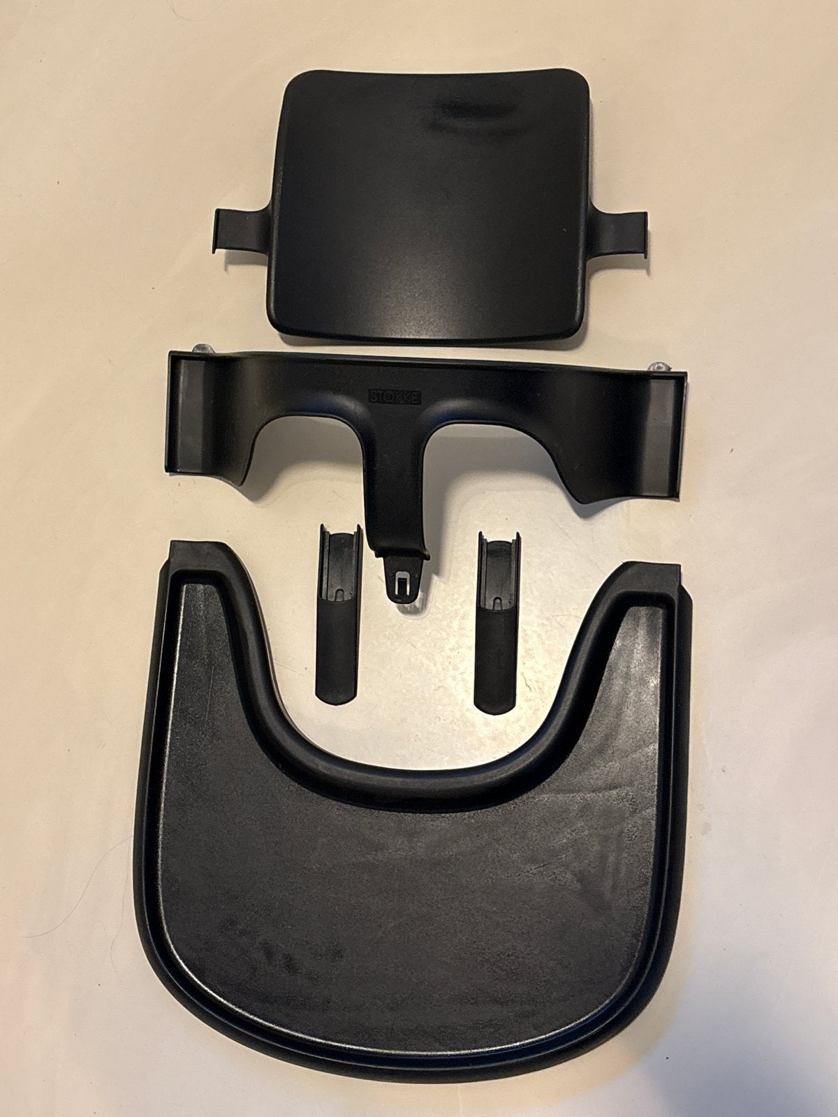 Stokke Tripp Trapp Baby Set en Eetblad - Zwart, Ophalen, Gebruikt, Meegroeistoel, Afneembaar eetblad