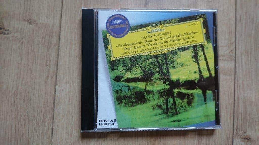 Schubert Forellen Quintet Emil Gilels Amadeus DG Als Nieuw, Kamermuziek, Schubert, Ophalen of Verzenden, Zo goed als nieuw