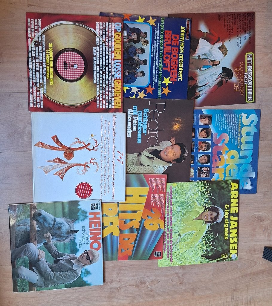 Grote collectie Schlager LP's (ong 40) - Diverse artiesten, LP, Gebruikt, 12 inch, Schlager