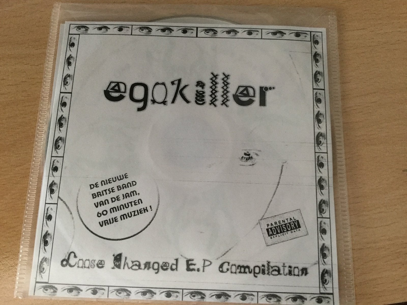 Egokiller-60 minuten EP. Hoezo EP? Britse Jamband., Ophalen of Verzenden, Zo goed als nieuw