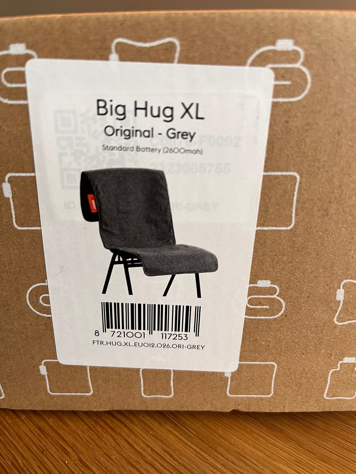Stoov Big Hug XL Original Grey warmte deken, Nieuw, Ophalen of Verzenden, Modern, Grijs