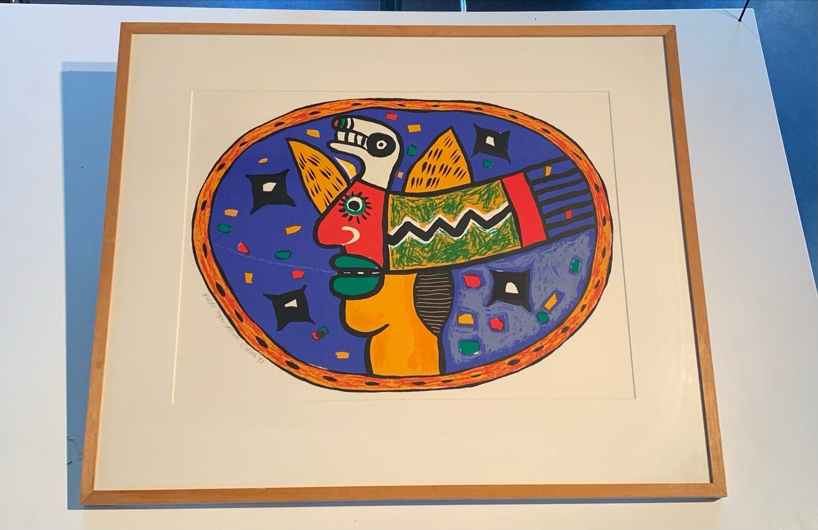 Clemens Briels - Birdseye - Litho - 93/100, Gelimiteerde oplage, Ophalen of Verzenden, Abstract, Lithografie
