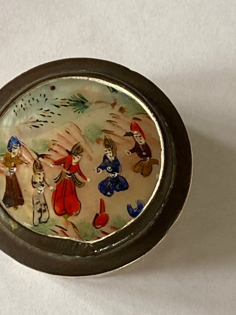 Antiek Perzisch pillen/poeder doosje, Ophalen of Verzenden