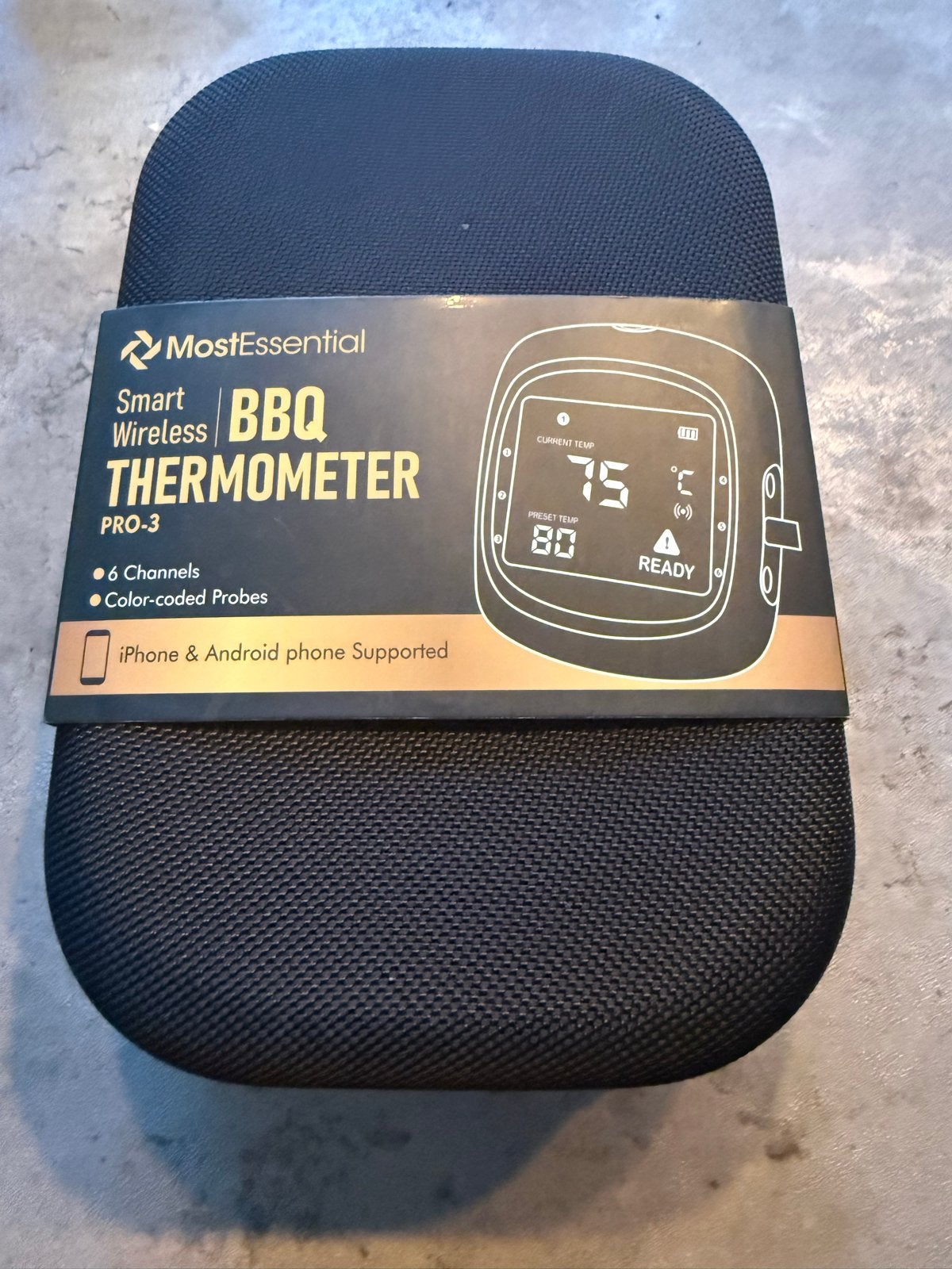 MostEssential Smart Wireless BBQ Thermometer PRO-3 Nieuw, Ophalen, Nieuw
