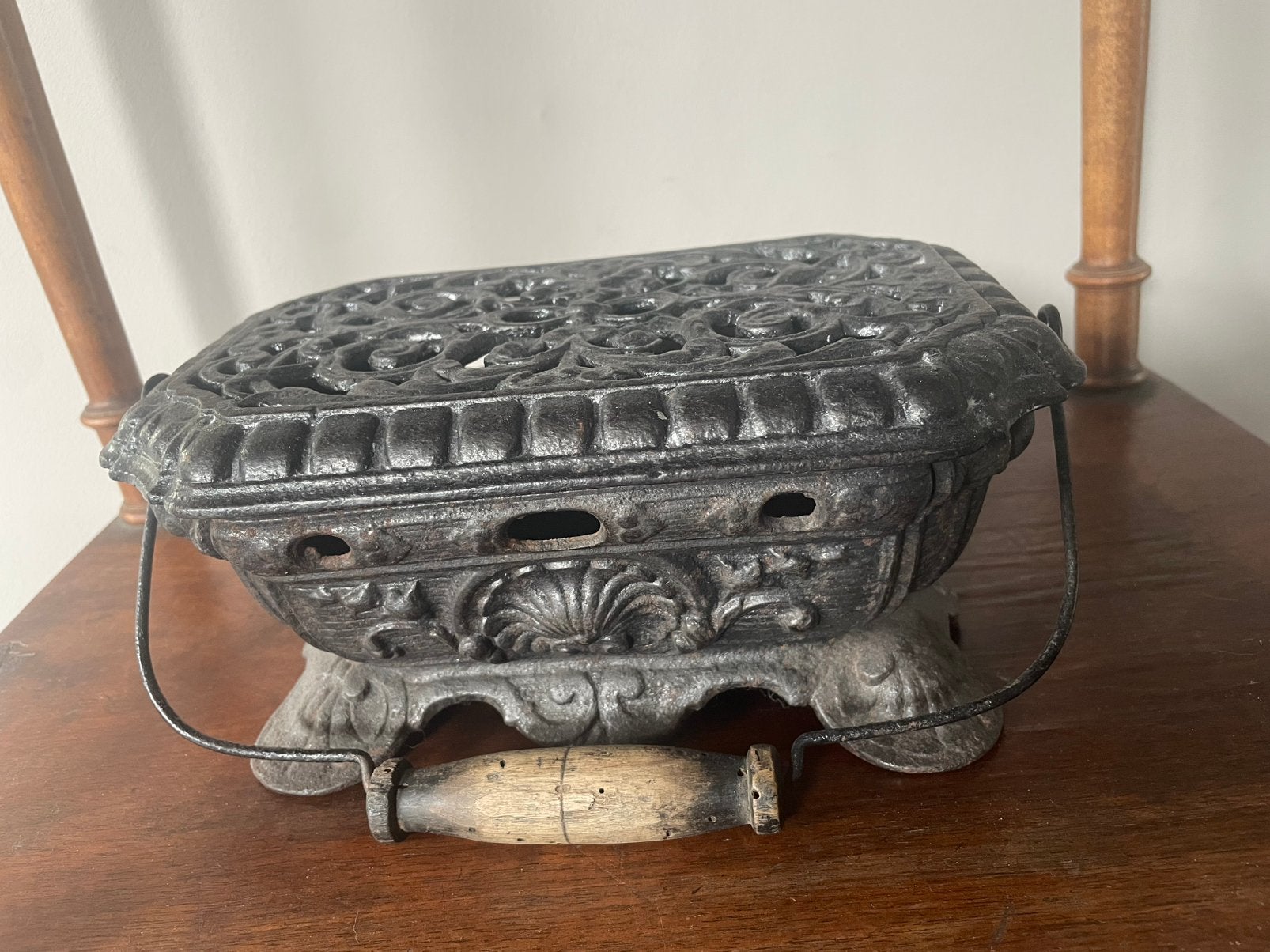 Gietijzeren stoof frans chaufferette, Antiek en Kunst, Antiek | Woonaccessoires, Ophalen of Verzenden