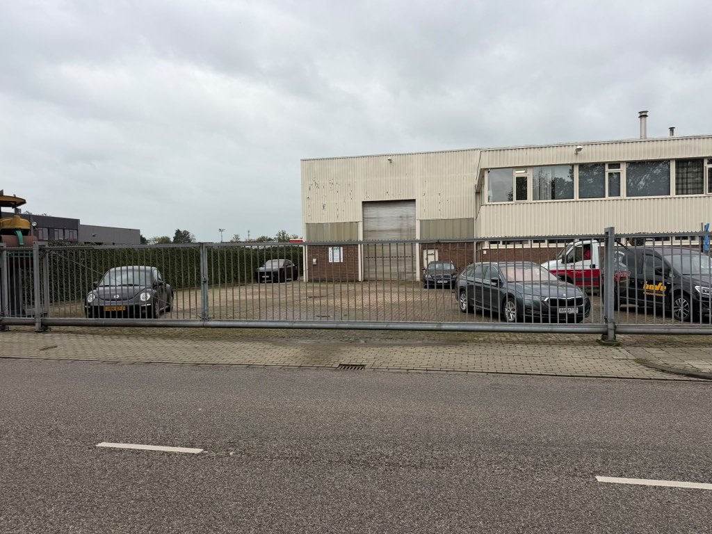 Handbediende toegangspoort, Ophalen, Gebruikt, Staal, Schuifpoort