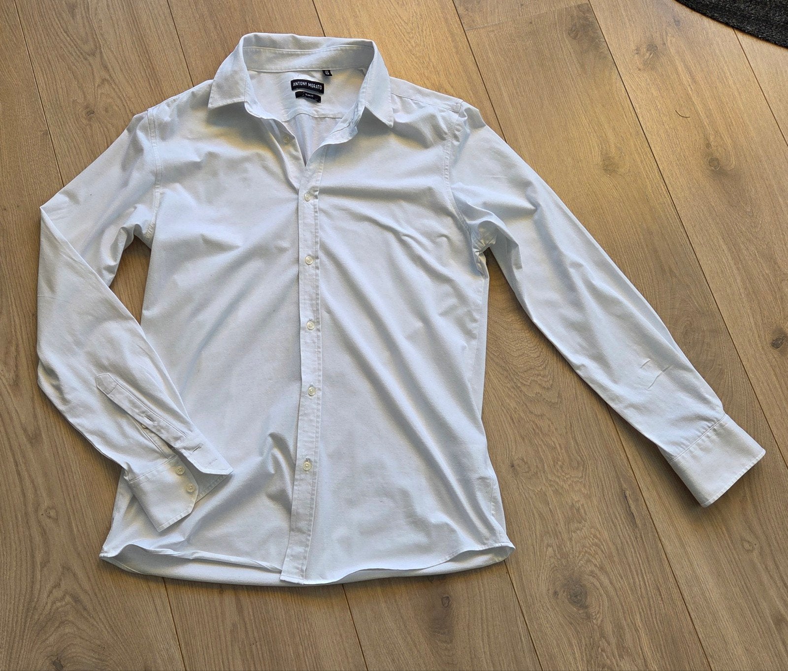 Wit overhemd van Antoni Morato maat M in prima staat., Kleding | Heren, Ophalen of Verzenden