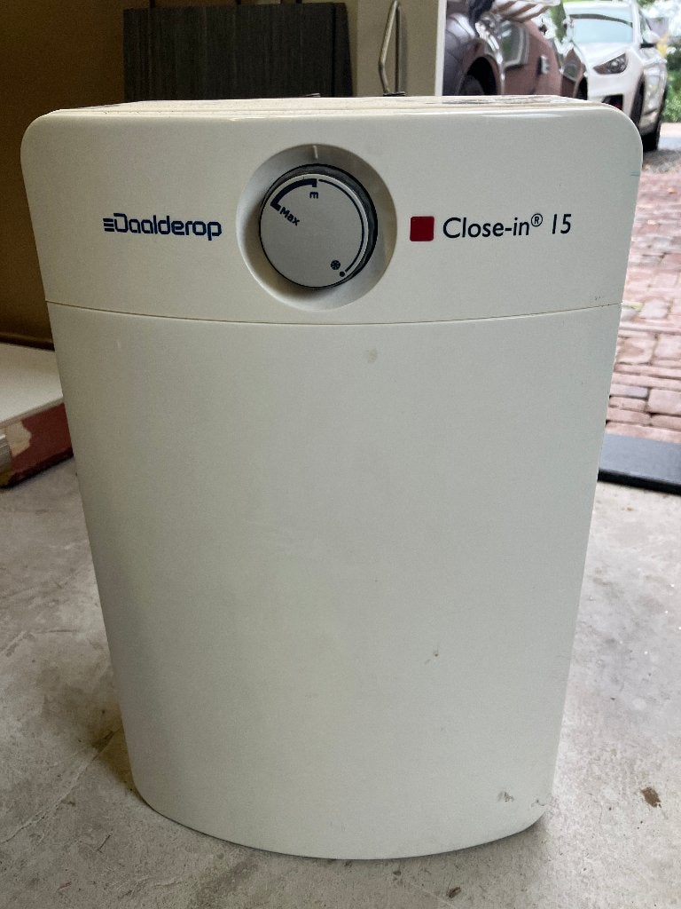 Close-in boiler 15 liter Daalderop met kraan, Ophalen, Gebruikt, Aardgas, Boiler
