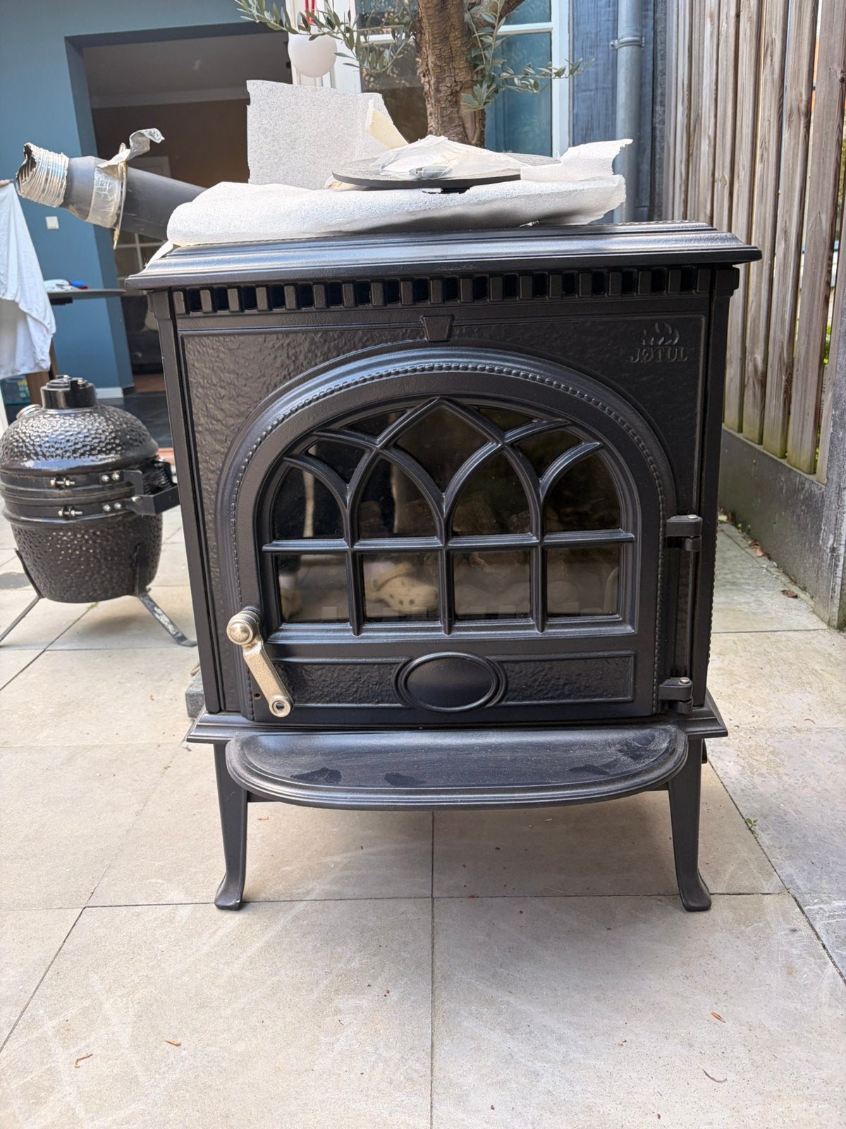 Jotul gaskachel, Ophalen, Zo goed als nieuw
