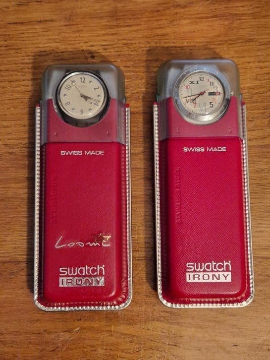 2X Swatch Irony horloge, Swatch, Gebruikt, Swatch, Ophalen of Verzenden