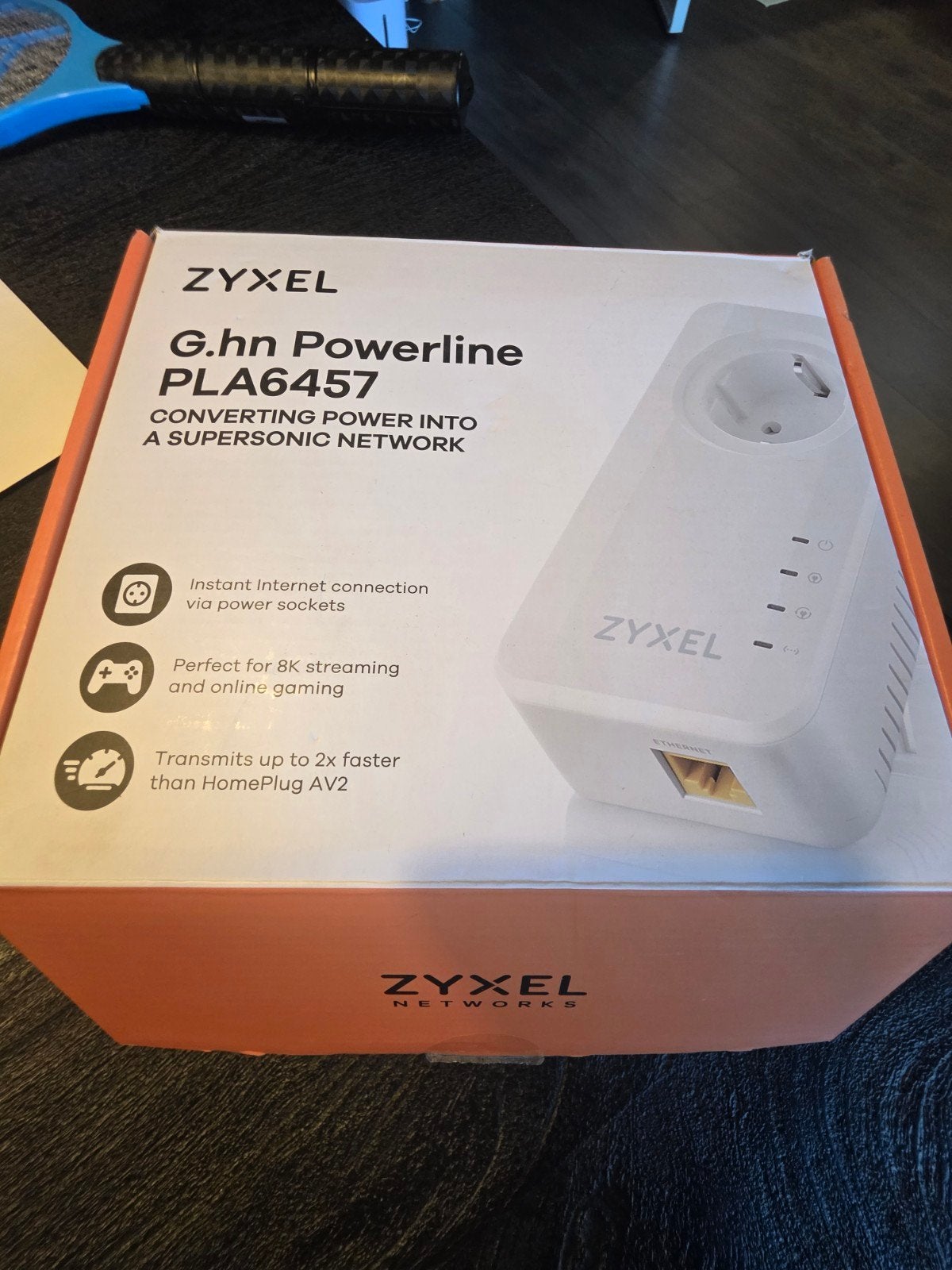 ZyXEL PLA6457 Powerline Adapters (set van 2) - 2400 Mbit/s, Ophalen of Verzenden