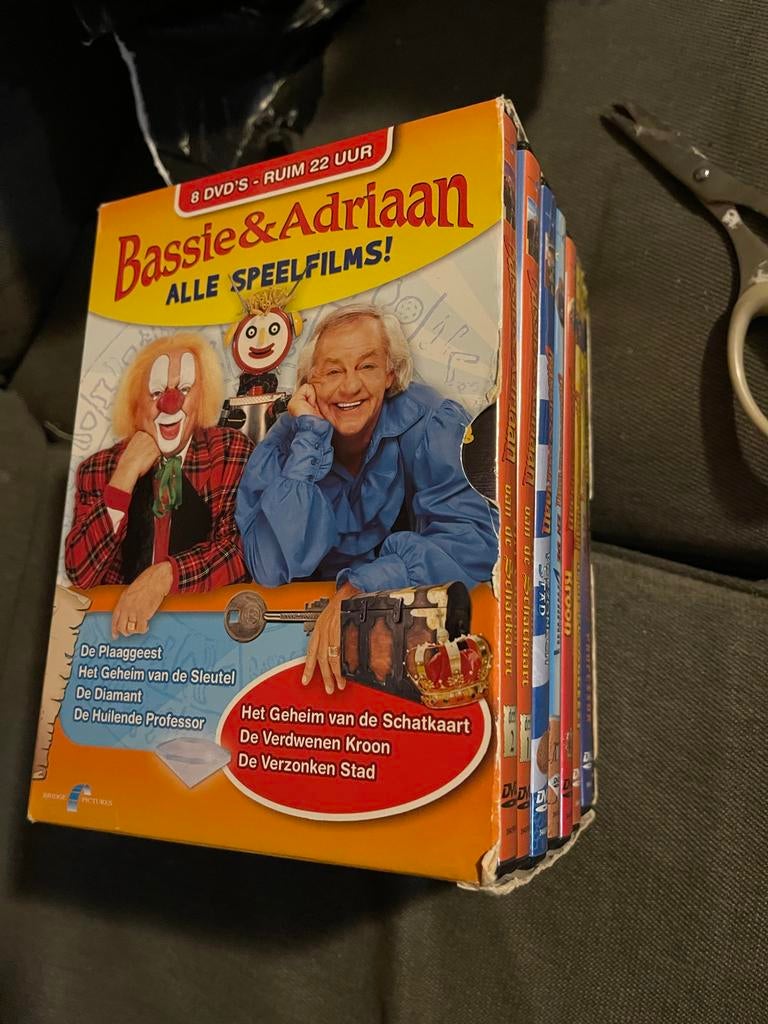 Bassie & Adriaan: Alle Speelfilms! (8 DVD Boxset), Cd's en Dvd's, Dvd's | Kinderen en Jeugd, Avontuur, Gebruikt, Alle leeftijden