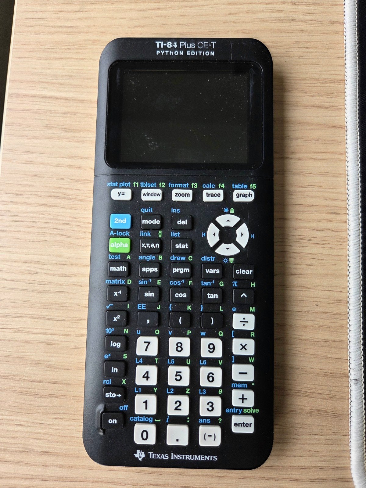 Grafische rekenmachine TI-84 Plus CE-T Python Edition, Ophalen of Verzenden, Grafische rekenmachine, Zo goed als nieuw