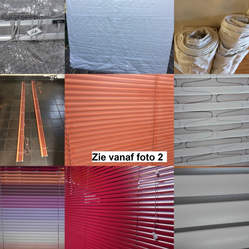 Jaloezie luxaflex screens shades diverse lengtes en kleuren, Huis en Inrichting, Ophalen of Verzenden, Zo goed als nieuw, Crème